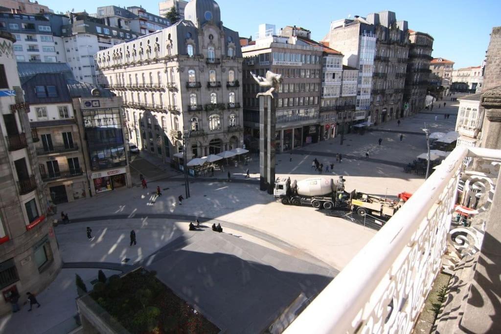ヴィーゴEn Un Edificio Senorial: Duplex Totalmente Nuevo.アパートメント エクステリア 写真